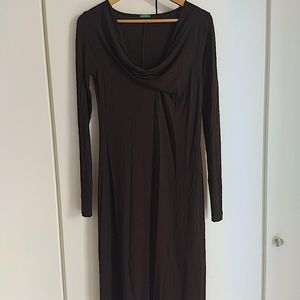 Benetton Black Midi Dress